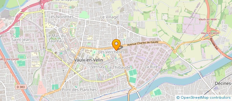 localisation de l'entreprise CREATE OUTILLAGE à VAULX-EN-VELIN