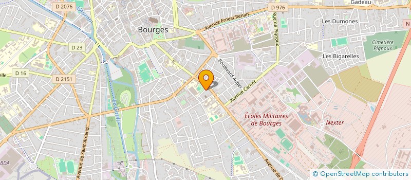 localisation de l'entreprise CREATE4DREAM  BOURGES