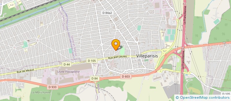 localisation de l'entreprise CREATEAM à VILLEPARISIS