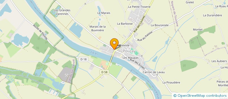 localisation de l'entreprise CREATEAM EVENT  POUZAY