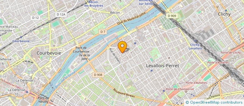 localisation de l'entreprise CREATEAT à LEVALLOIS-PERRET