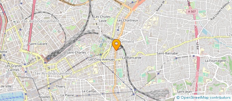 localisation de l'entreprise CREATEC à MARSEILLE