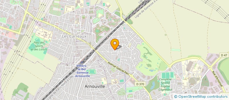 localisation de l'entreprise CREATEC à GONESSE