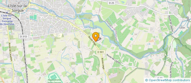 localisation de l'entreprise CREATECH AGENCEMENT à L'ISLE-SUR-LA-SORGUE