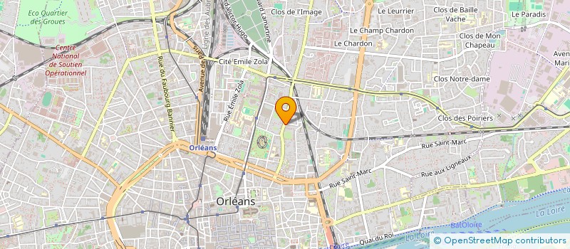 localisation de l'entreprise CREATECH SARL à ORLEANS