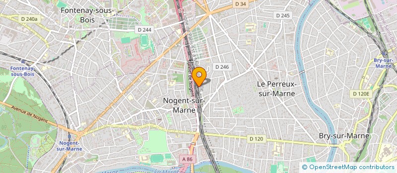 localisation de l'entreprise CREATED SOLUTIONS  LE PERREUX SUR MARNE