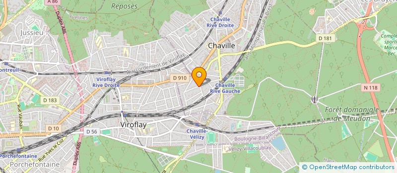 localisation de l'entreprise CREATEGIC à CHAVILLE