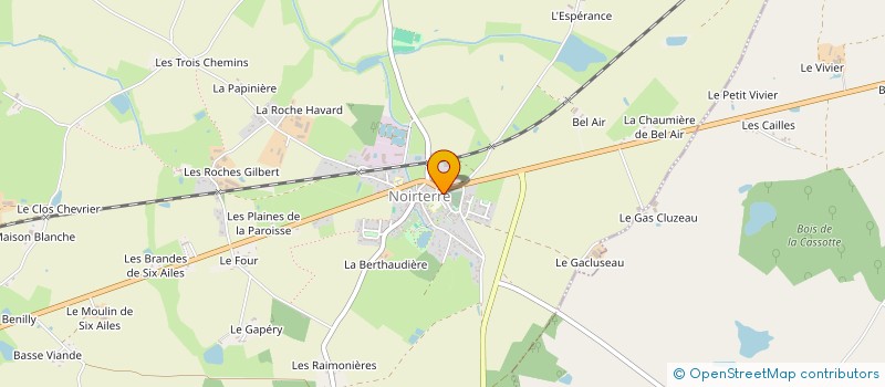 localisation de l'entreprise CREATELIER NOIRTERRE  BRESSUIRE