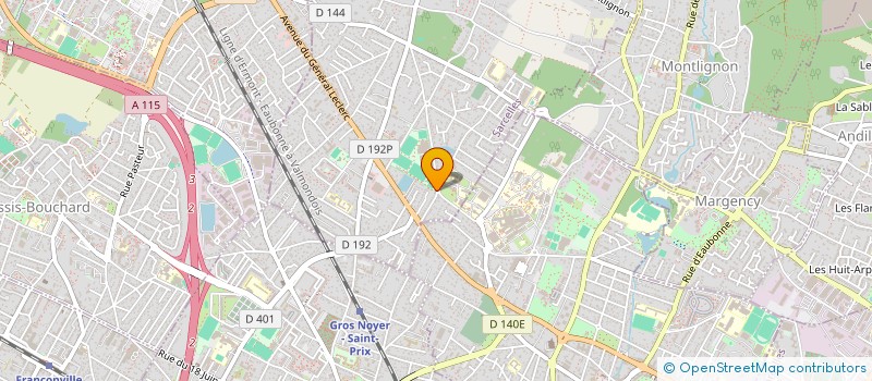 localisation de l'entreprise CREATELIER SAINT-PRIX à SAINT-PRIX