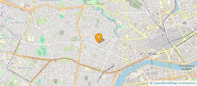 localisation de l'entreprise CREATERNET à NANTES
