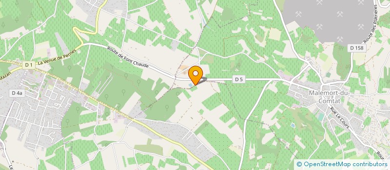 localisation de l'entreprise CREATERRE à MALEMORT-DU-COMTAT
