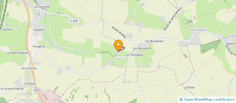 localisation de l'entreprise CREATERRE, SARL  BILLY