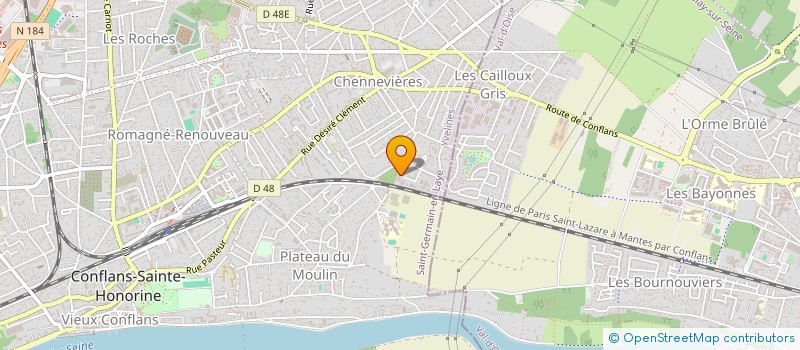 localisation de l'entreprise CREATEST  CONFLANS-SAINTE-HONORINE