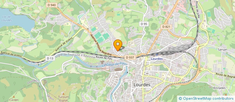 localisation de l'entreprise CREATEUR 65 à LOURDES