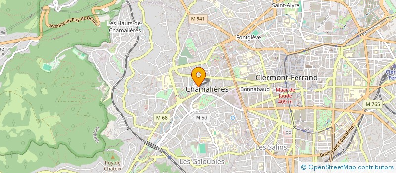 localisation de l'entreprise CREATEUR D'AMBITIONS à CHAMALIERES