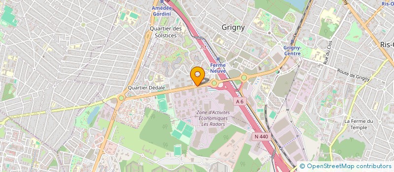 localisation de l'entreprise CREATEUR D'ESPACE à GRIGNY
