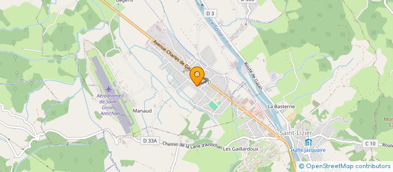 localisation de l'entreprise CREATEUR DE BIJOUX à LORP-SENTARAILLE