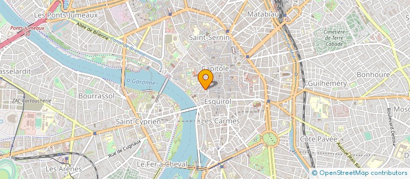 localisation de l'entreprise CREATEUR DE SOURIRES-LABORAT.DENTAIRE à TOULOUSE