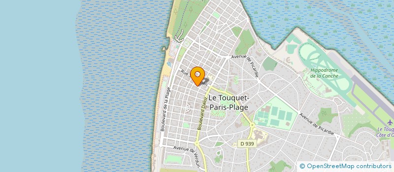 localisation de l'entreprise CREATEURS CLUB à LE TOUQUET-PARIS-PLAGE