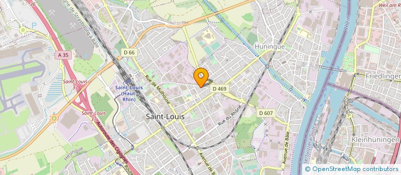 localisation de l'entreprise CREATEURS D'OEUVRES DE L'ESPRIT - C. OE.D.E à SAINT-LOUIS