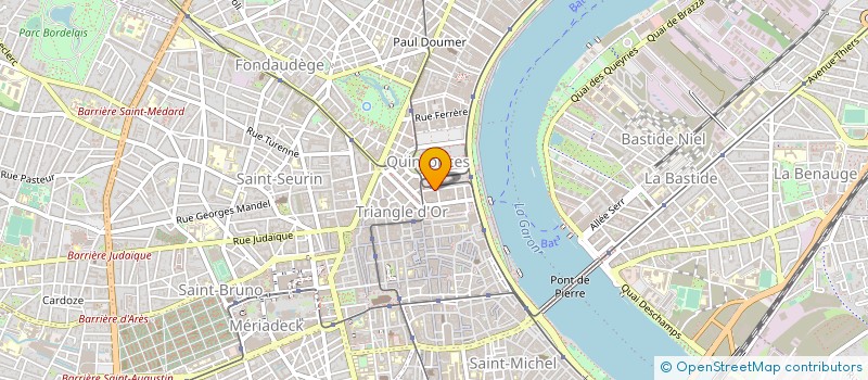 localisation de l'entreprise CREATEURS EN SERIE à BORDEAUX