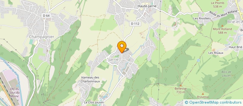 localisation de l'entreprise CREATEURS ENGAGES  JARRIE