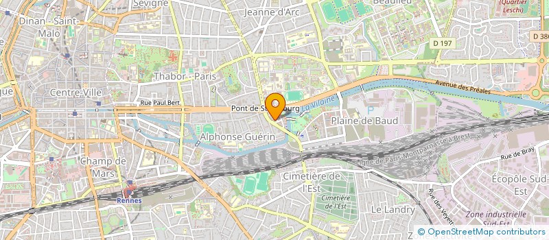 localisation de l'entreprise CREATEURS TROTTEURS  RENNES
