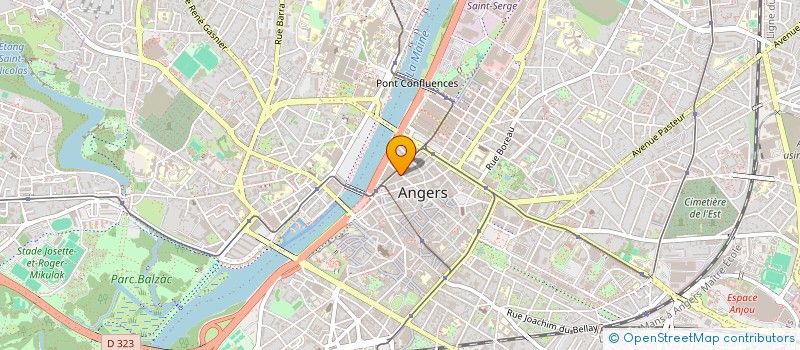 localisation de l'entreprise CREATEURS UNIS DE MAINE-ET-LOIRE à ANGERS