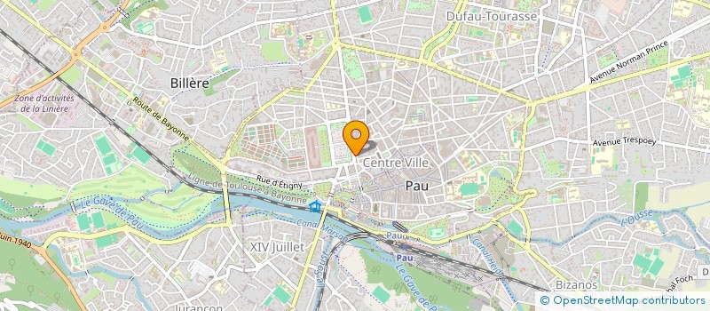 localisation de l'entreprise CREATEURS UNIS DE PYRENEES ATLANTIQUES à PAU