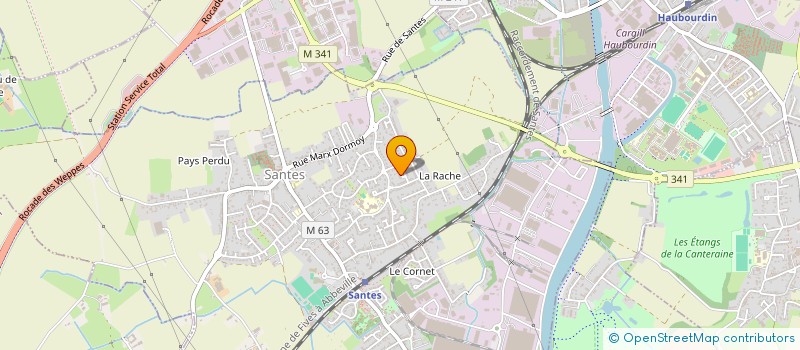 localisation de l'entreprise CREATICK  SANTES