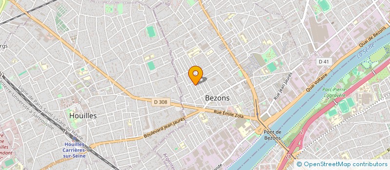 localisation de l'entreprise CREATICS à BEZONS