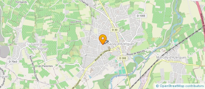 localisation de l'entreprise CREATIF à CHASSELAY