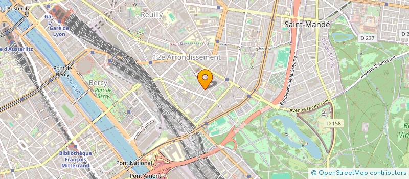 localisation de l'entreprise CREATIF  PARIS