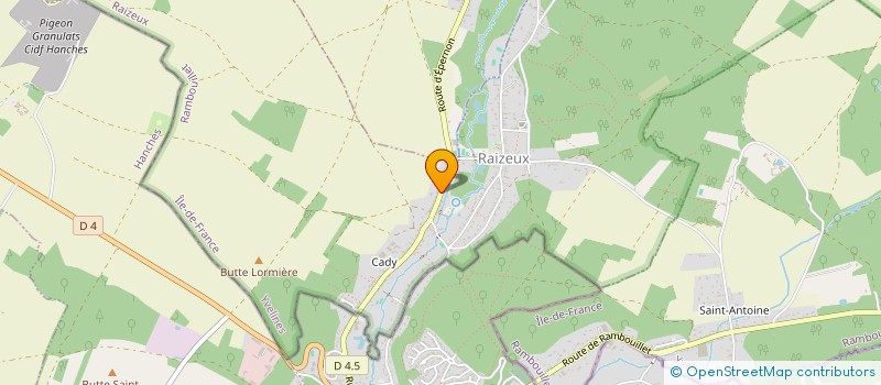 localisation de l'entreprise CREATIF DIFFUSION  RAIZEUX