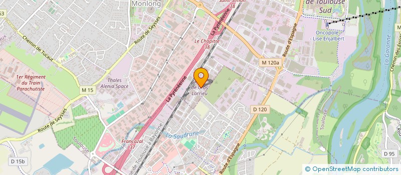 localisation de l'entreprise CREATIF STUDIO à TOULOUSE