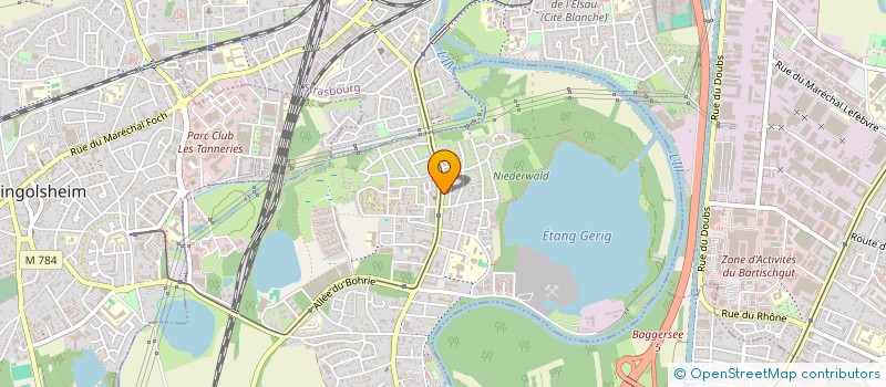 localisation de l'entreprise CREATIIV NAILS SHOP  OSTWALD