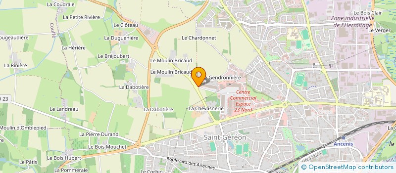 localisation de l'entreprise CREATIK SOLUTION  VAIR-SUR-LOIRE