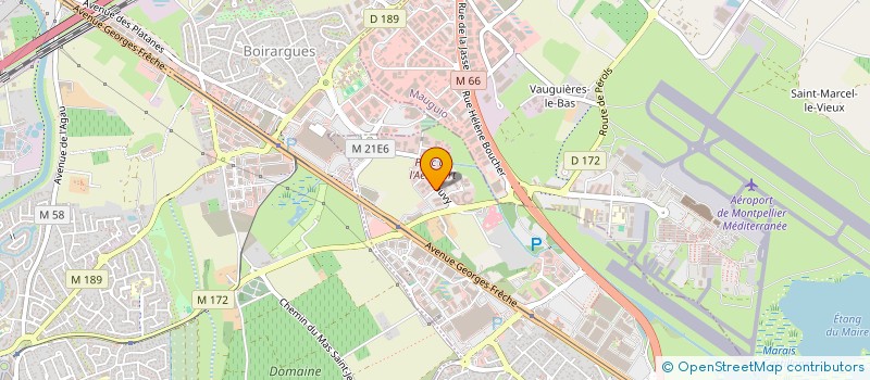 localisation de l'entreprise CREATIMMO à MONTFERRIER-SUR-LEZ