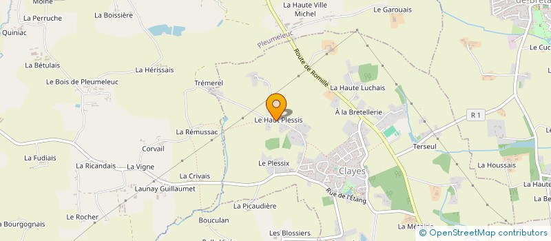 localisation de l'entreprise CREATION 35 à CLAYES