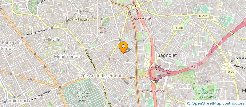 localisation de l'entreprise CREATION  PARIS