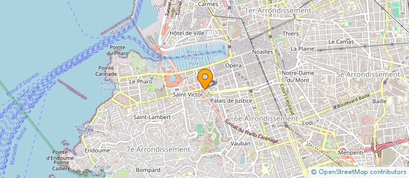 localisation de l'entreprise CREATION à MARSEILLE