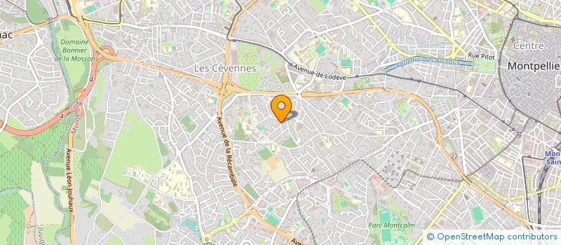 localisation de l'entreprise CREATION à MONTPELLIER