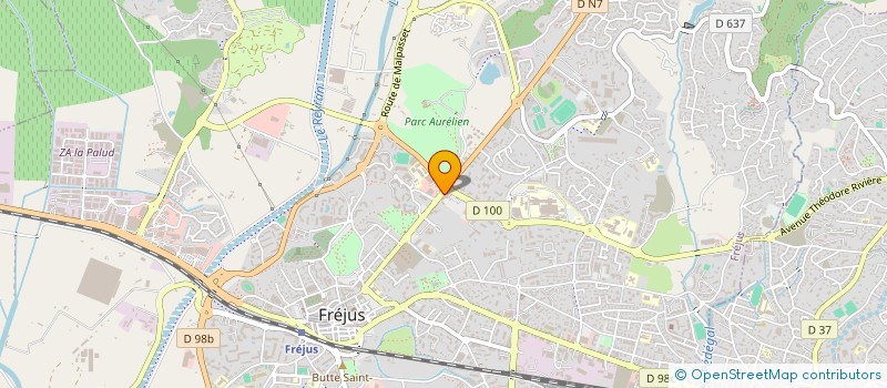localisation de l'entreprise CREATION à FREJUS