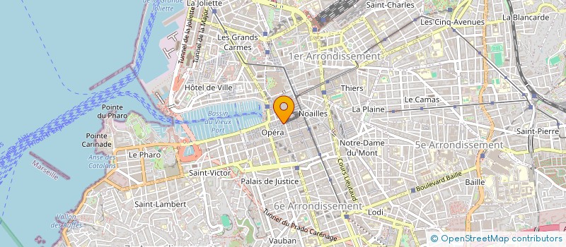 localisation de l'entreprise CREATION à MARSEILLE