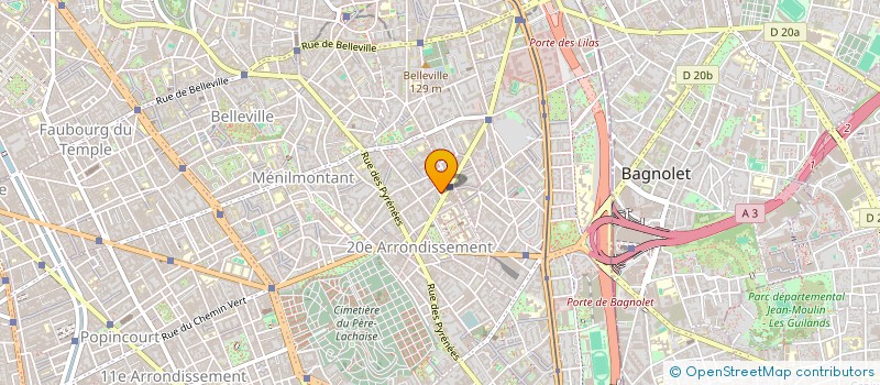 localisation de l'entreprise CREATION ACOUSTIQUE TECHNOLOGIE  PARIS