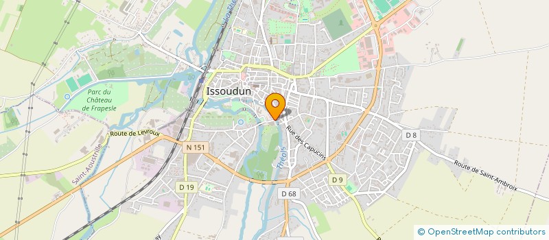 localisation de l'entreprise CREATION AIME GERARD à ISSOUDUN