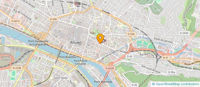 localisation de l'entreprise CREATION ALEA COIFF 1  ROUEN