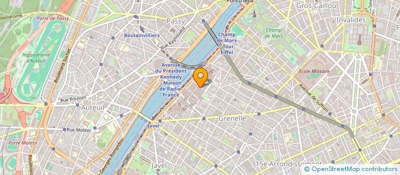 localisation de l'entreprise CREATION ALEXANDRE OLIVIERI  PARIS