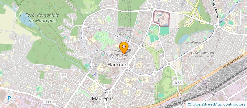 localisation de l'entreprise CREATION ANALOGIQUE ET DIGITALE à ELANCOURT