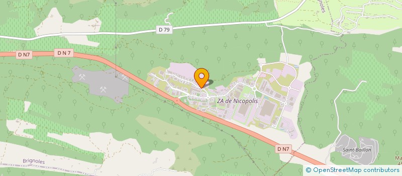 localisation de l'entreprise CREATION ARROSAGE DEBROUSSAILLAGE ENTRET à BRIGNOLES